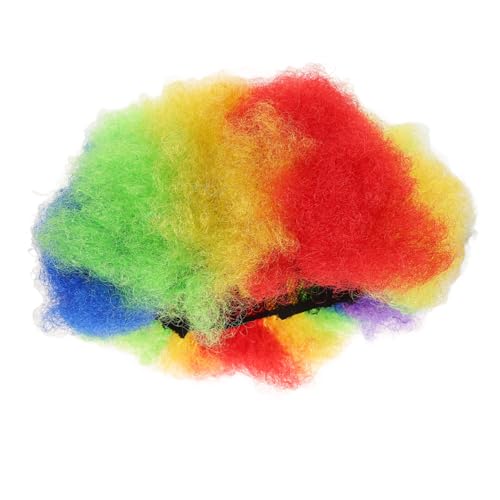 VALICLUD Funny Football Afro Wig Für Cosplay Und Partys Bunte Perücke Für Halloween Und Mottofeste Wiederverwendbare Stylische Frisur Für Fußballfans Und Clowns VALICLUD Funny Football Afro Wig Für Cosplay Und Partys Bunte Perücke Für Halloween Und Mottofeste Wiederverwendbare Stylische Frisur Für Fußballfans Und Clowns von VALICLUD