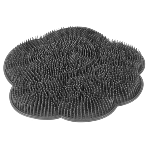 VALICLUD Fußschrubbermatte Mit Saugnapf Rückenschrubber Für Duschwände Anti-rutsch-fußmatte Aus Silikon Massagepad Für Badewanne Spart Platz Im Badezimmer von VALICLUD