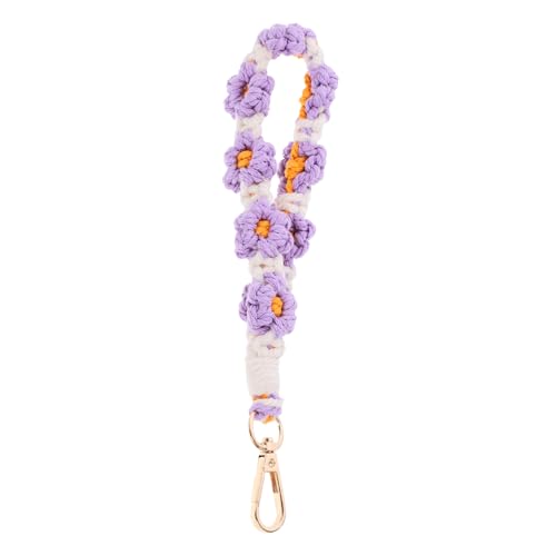 VALICLUD Makramee Schlüsselanhänger Mit Handgelenk Lanyard Geflochtenes Armband Für Damen Boho Design Schlüssel Taschen Und Handys Handgefertigt Aus Strapazierfähigem Baumwollseil VALICLUD Makramee Schlüsselanhänger Mit Handgelenk Lanyard Geflochtenes Armband Für Damen Boho Design Schlüssel Taschen Und Handys Handgefertigt Aus Strapazierfähigem Baumwollseil von VALICLUD