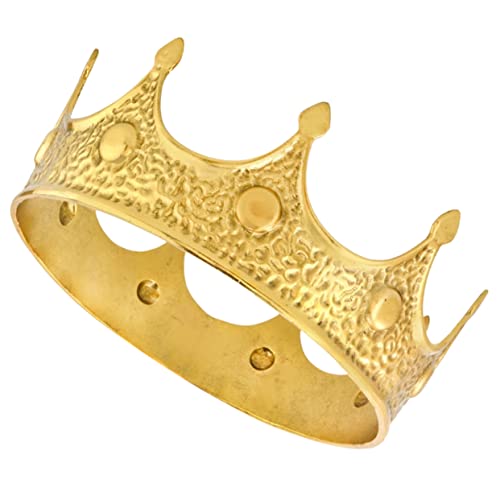 VALICLUD Königskrone Vintage Geburtstagskrone Für Männer Elegantes Diadem Für Kostümpartys Hochzeiten Fotografie Und Cosplay Leicht Und Bequem Antik Inspiriert Verstellbar von VALICLUD