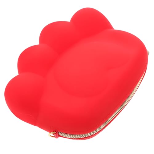 VALICLUD Süßer Katzenpfoten Silikon Geldbeutel Multifunktionale Handtasche Für Münzen Und Frauen Trendiger Reiseaccessoire Mit Hohem Ästhetischen Design von VALICLUD