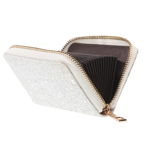 VALICLUD Pu Leder Münzgeldbörse Mit Reißverschluss Modische Damen Clutch Mit Großer Kapazität Für Karten Und Münzen Praktisches Portemonnaie Für Alltag von VALICLUD