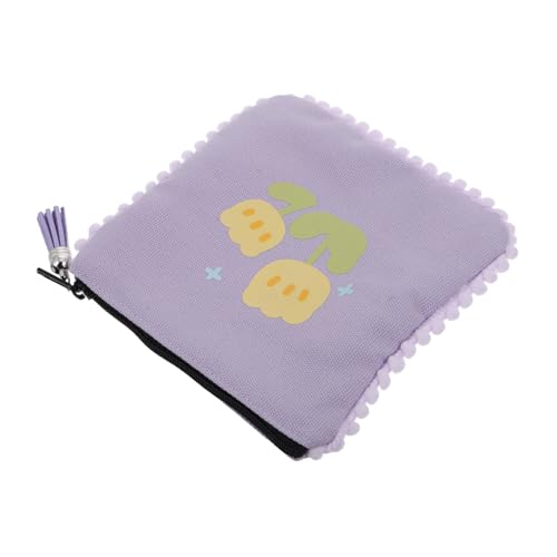 VALICLUD Elegante Geldbörse Mit Quaste Geldbörse Für Damen Tragbare Mini-Tasche Für Mädchen Organisierte Geldbörse Leuchtend Violetter Stil von VALICLUD