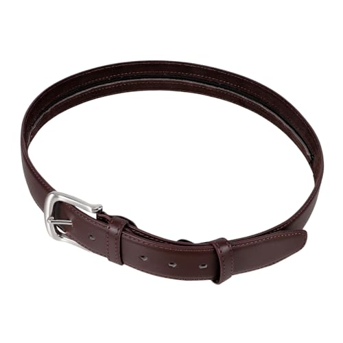 VALICLUD Gürtel Mit Versteckter Hüfttasche Geheimbund Aus Pu Reisebund Mit Versteckter Brieftasche Taschengürtel Mit Reißverschluss Gürtel Mit Tasche Für Männer von VALICLUD