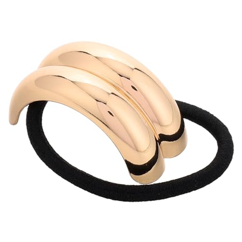 VALICLUD Geometrische Haargummis Metall Für Damen Elastisches Haarband Für Accessoire Für Lange Und Dicke Für Weihnachten Und Feiertage von VALICLUD