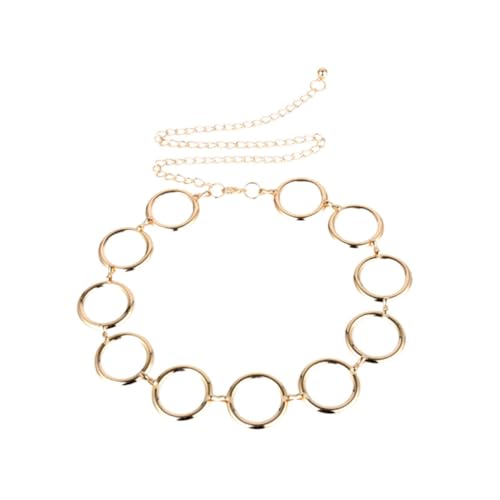 VALICLUD Geometrische Rundkette Damen Minimalistische Punk Hüftkette Metall Goldfarbener Gürtel für Alltag und Besondere Anlässe Langlebig und VALICLUD Geometrische Rundkette Damen Minimalistische Punk Hüftkette Metall Goldfarbener Gürtel für Alltag und Besondere Anlässe Langlebig und von VALICLUD