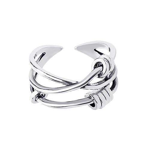 VALICLUD Für Geometrisches Kreuz Mit Perlen Verstellbar Offen Stilvoller Schmuck Für Frauen von VALICLUD