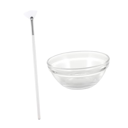 VALICLUD Gesichtsmaske Pinsel und Rührschüssel Set Schönheitswerkzeug Diy Wiederverwendbar Hautfreundlich für Professionelle Anwendung Zuhause von VALICLUD