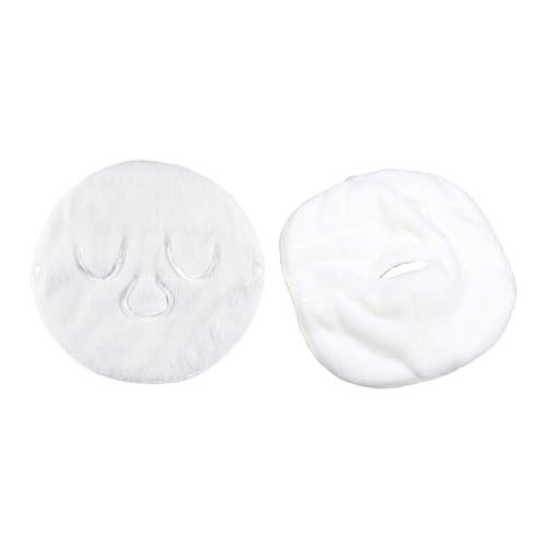 VALICLUD Gesichtsmaske Tuch Wiederverwendbar Weich Korallenfleece Hot Cold Kompressen Feuchtigkeitsspendend Hautpflege Für Frauen Mädchen Schmerz und Schwellungslinderung von VALICLUD