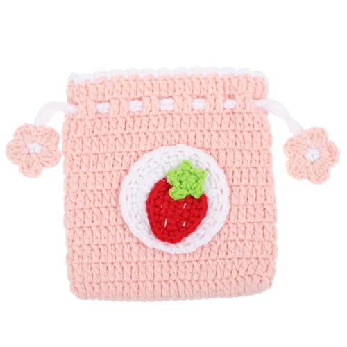 VALICLUD Einzigartige Handgefertigte Handtasche Gehäkelte Frühlingstasche für Tragbare Kleingeldaufbewahrung von VALICLUD