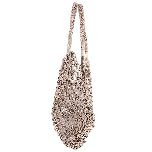 VALICLUD Gewebte Strandtasche Damen Umhängetasche für Strand Einkauf Freizeit Robuste Handtasche Reisen Partys von VALICLUD