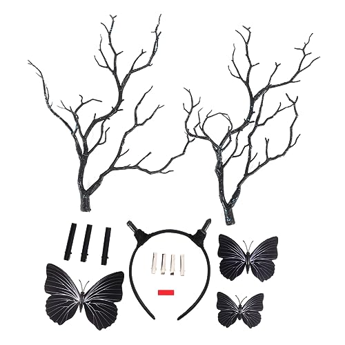 VALICLUD Geweih Stirnband Mit Zweigdekor Haarband Für Party-accessoires Und Performance-requisiten Für Fotoshootings Und Feenpartys von VALICLUD