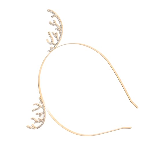 VALICLUD Weihnachten Rehgeweih Haarreif Mit Kristallrhinestones Festlicher Kopfschmuck Für Damen Und Mädchen Für Feiertagsfeiern Und Tier-themenpartys von VALICLUD