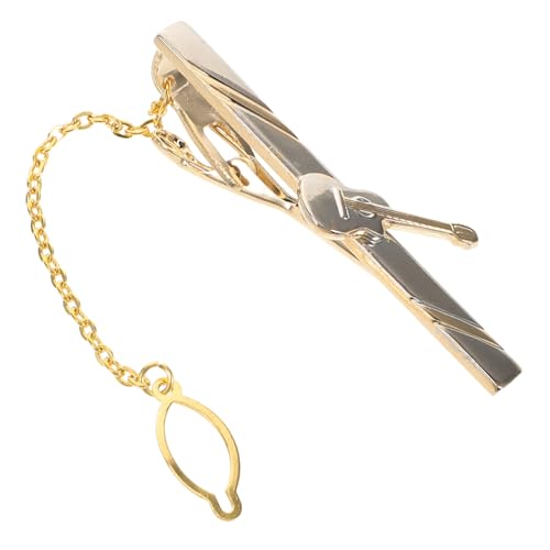 VALICLUD Metallkrawattenklammer Mit Gitarrenmotiv Kupferkrawattenclip Für Männer Dekorative Anzugaccessoires Für Bankette Und Hochzeitsfeiern von VALICLUD