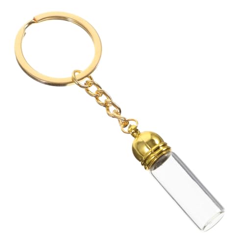 VALICLUD Glasflaschen-schlüsselanhänger Wunschflaschen Schlüsselanhänger Flasche Schlüsselanhänger Wünschen Auto-hängedekoration Wunschflaschen-schlüsselanhänger Schlüsselbund Zinklegierung von VALICLUD