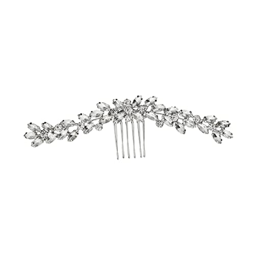 VALICLUD Glitzernder Wasserstrahl Haarkamm mit Funkelnden Strasssteinen Eleganter Brautschmuck für Damen Geeignet für Hochzeit Party und Festliche Anlässe VALICLUD Glitzernder Wasserstrahl Haarkamm mit Funkelnden Strasssteinen Eleganter Brautschmuck für Damen Geeignet für Hochzeit Party und Festliche Anlässe von VALICLUD