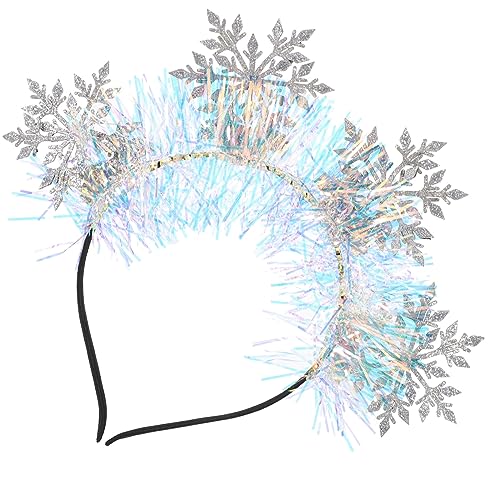 VALICLUD Glitzerndes Stirnband Für Damen Dekoratives Haarband Mit Silbernen Für Weihnachten Festlicher Haarschmuck Für Partys Feiertage von VALICLUD
