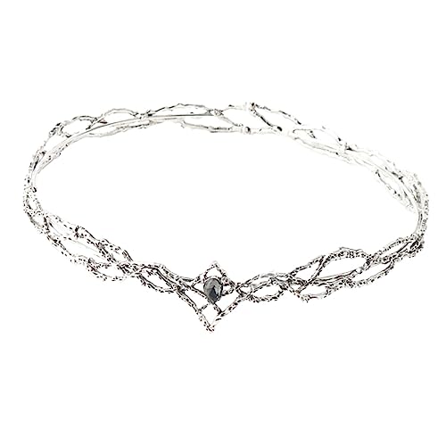 VALICLUD Goldene Kleine Tiara Haarschmuck Krone für Frauen Dekoratives Glitzer Haarband Kopfstück für Hochzeit Party Cosplay und Festliche Anlässe von VALICLUD