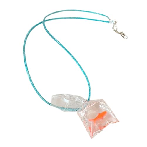 VALICLUD Goldfisch Anhänger Halskette Damen Leichtes Stabiles Material Einzigartige Kette für Teenager Mädchen Alltag und VALICLUD Goldfisch Anhänger Halskette Damen Leichtes Stabiles Material Einzigartige Kette für Teenager Mädchen Alltag und von VALICLUD
