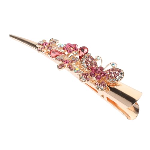 VALICLUD Haarspange Schmetterling Strass Krokodilklemmen Dekorative Haarspangen Für Damen Kleine Schein Styling Dünnes Dickes Haar von VALICLUD