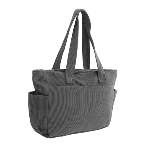 VALICLUD Große Canvas Schultertasche mit Multi-taschen Vielseitige Crossbody Umhängetasche aus Robustem Segeltuch Geräumige Japanische Handtasche für Damen und Herren für Arbeit Schule von VALICLUD