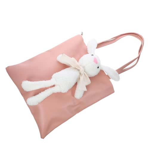 VALICLUD Große Damen Schultertasche Handtasche mit Rabbit Design Geräumige Umhängetasche Vielseitig Einsetzbar als Hand und Schulterbeutel für Alltag Shopping Reisen Modische Tasche von VALICLUD