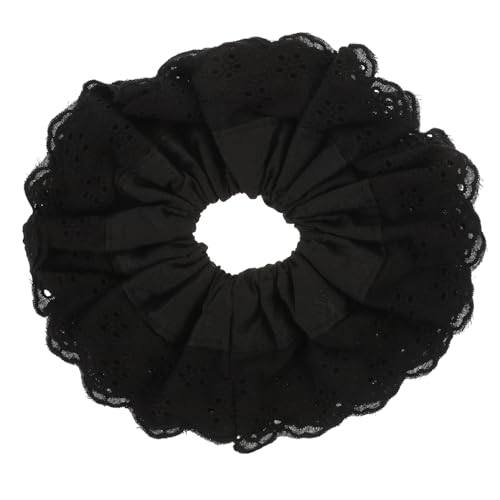 VALICLUD Große Doppellagige Haargummis für Damen Elastische Haarschmuck für Hochzeiten Partys und Besondere Anlässe Vielseitig Einsetzbare Haaraccessoires mit Feiner Spitzenoptik von VALICLUD