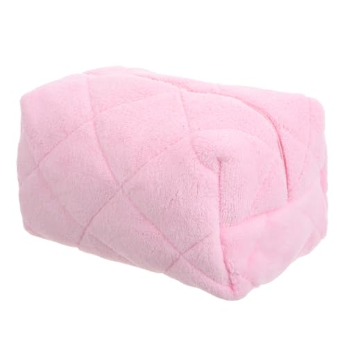 VALICLUD Große Kosmetiktasche aus Weichem Plüsch mit Reißverschluss Leichter Make Up Organizer für Pinsel und Pflegeprodukte Trendige Reise Tasche in Robust und Vielseitig Einsetzbar VALICLUD Große Kosmetiktasche aus Weichem Plüsch mit Reißverschluss Leichter Make Up Organizer für Pinsel und Pflegeprodukte Trendige Reise Tasche in Robust und Vielseitig Einsetzbar von VALICLUD