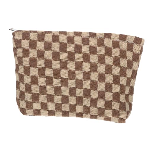 VALICLUD Große Make Up Für Damen Kosmetiktasche Aus Hochwertigem Geräumiger Mit Karomuster Für Reisen Und Täglichen Gebrauch Praktische VALICLUD Große Make Up Für Damen Kosmetiktasche Aus Hochwertigem Geräumiger Mit Karomuster Für Reisen Und Täglichen Gebrauch Praktische von VALICLUD