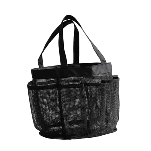 VALICLUD Große Mesh Design Kulturtasche mit Weitem Öffnungsbereich Leichte Kosmetiktasche für Reisen und Outdoor Multifunktionaler Schminkbeutel für Damen Unterwegs von VALICLUD