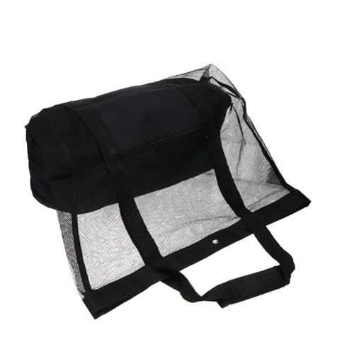 VALICLUD Große Mesh Strandtasche Damen und Herren Leichte Netz Einkaufstasche mit Sanddurchlässigkeit Vielseitige Badetasche für Urlaub Reisen Picknick und Alltag Langlebiges Material von VALICLUD