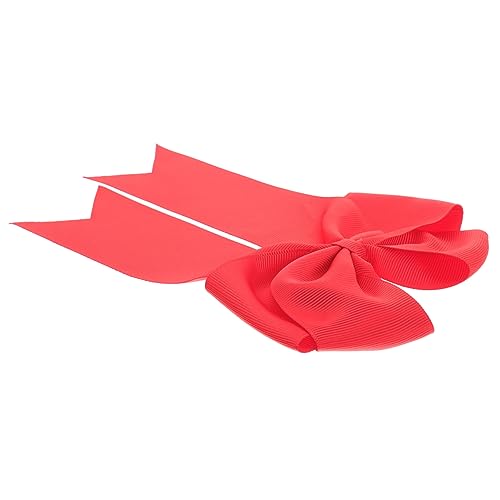 VALICLUD Großer Schleifen Haarclip für Damen Roter Doppellagiger Fischschwanz Haaraccessoire Haarschmuck für Dekoratives Haarclip für Verschiedene Frisuren Langlebig und Leicht von VALICLUD