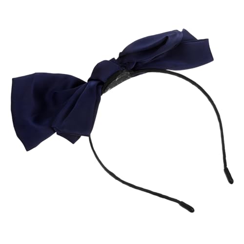 VALICLUD Großes Stirnband Mit Schleife Satin-haarreifen Mit Schleife Haarband Für Frauen Und Mädchen Accessoires Für Hochzeit Urlaub Party Und Alltag von VALICLUD