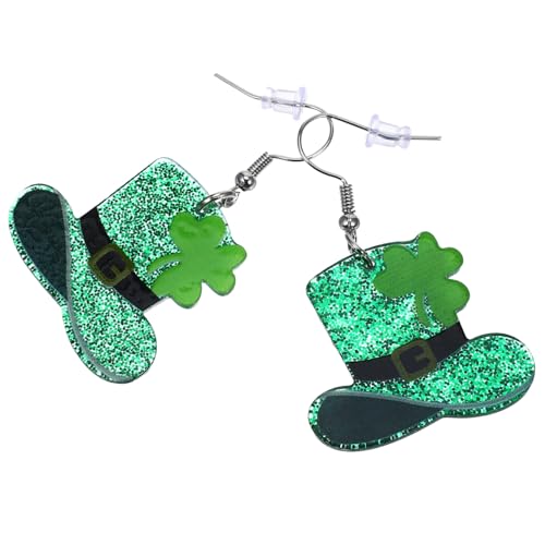 VALICLUD Grüne Kleeblatt Ohrringe Damen St Patrick's Day Schmuck Drop Design Party Ohrschmuck Mädchen Zubehör für Frühlings und VALICLUD Grüne Kleeblatt Ohrringe Damen St Patrick's Day Schmuck Drop Design Party Ohrschmuck Mädchen Zubehör für Frühlings und von VALICLUD
