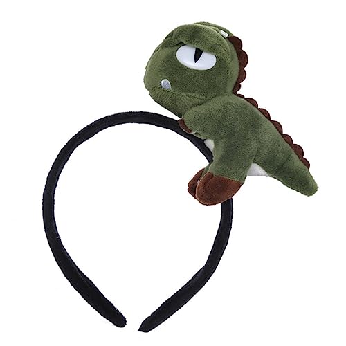VALICLUD Grünes Cartoon Dinosaurier Haarband Elastisches Wasch Styling Stirnband für Mädchen Kreatives Haarschmuck Accessoire für Party und Alltag von VALICLUD