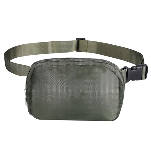 VALICLUD Gürteltasche Für Damen Und Herren Robuste Nylon-Bauchtasche Mit Verstellbarem Gurt Zum Laufen Wandern Für Outdoor-aktivitäten Bequeme Hüfttasche Mit Mehreren Fächern Für von VALICLUD
