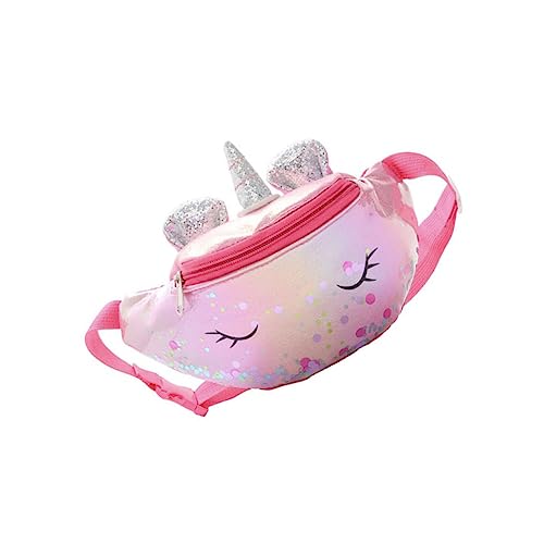 VALICLUD Leder Gürteltasche Damen Münzbeutel Für Mädchen Schöne Einhorntasche Einhorn Geschenke Für M? Mädchen Tasche Umhängetasche Zum Umhängen M?dchen Bauchtasche Bote Kind Erröten von VALICLUD