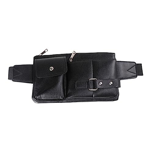 VALICLUD Gürteltasche Für Herren – Vintage-hüfttasche Mit Crossbody-Brusttasche Sport & Freizeit Pu-Leder Großes Fassungsvermögen Für Telefon Geldbörse Schlüssel von VALICLUD