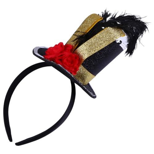 VALICLUD Haarband Mini Hut Stirnband Halloween Kopfschmuck Haarschmuck Performance Stirnband Haarband Für Frauen Mädchen Junge Mädchen von VALICLUD