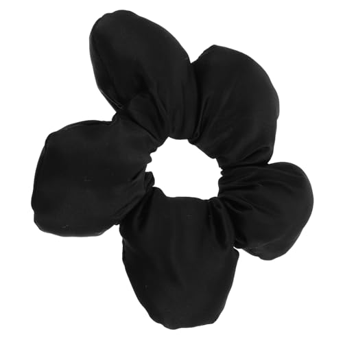 VALICLUD Extra Große Haargummis Blumen-haarring Pferdeschwanz-ring Dutt-haarring Weiche Haargummis Modisches Haarseil Für Damen Schwarze Haarschmuck Für Lockiges Haar Stirnbänder Für von VALICLUD