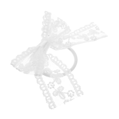 VALICLUD Haargummi Mit Schleife Aus Spitze Elastisches Haarband Für Mädchen Weicher Stoff Sicherer Sitz Vielseitiges Haar-accessoire Für Alltag Und Anlässe von VALICLUD