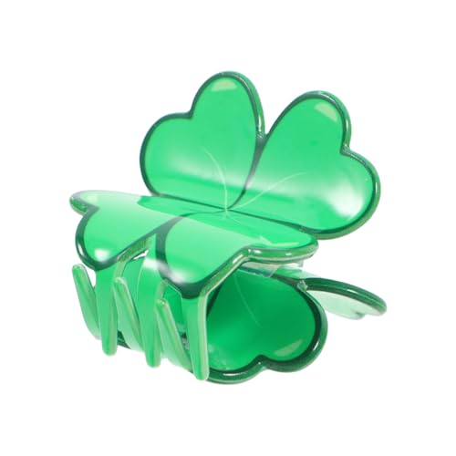 VALICLUD Cute Shamrock Hair Clip Für Und Mädchen Einzigartiger Accessoire Für Irische Festival Kreative Vierblättrige -haarspange Partygeschenk Robustem Gefertigt von VALICLUD