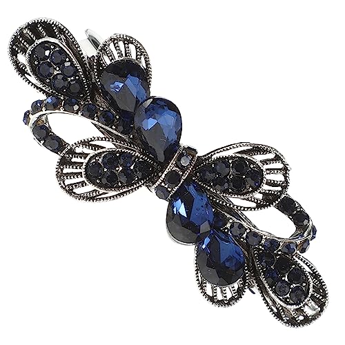 VALICLUD Haarklammer für Damen Dünne Haare mit Funkelnden Strasssteinen Modischer Vintage Haarschmuck Langlebiger Metallclip für Alltag und Hochzeit Stilvolles Accessoire von VALICLUD