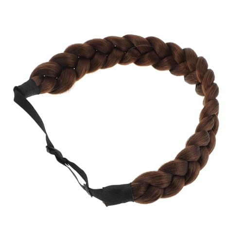 VALICLUD Handgefertigtes Haarband Aus Hochtemperaturfasern Verstellbares Fake Haar Stirnband Geflochtenes Haarband Für Frauen Haariges Stirnband Für Verschiedene Frisuren VALICLUD Handgefertigtes Haarband Aus Hochtemperaturfasern Verstellbares Fake Haar Stirnband Geflochtenes Haarband Für Frauen Haariges Stirnband Für Verschiedene Frisuren von VALICLUD