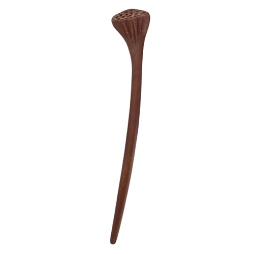 VALICLUD Holz-haarnadeln Im Vintage-design Chinesische Haarstäbe Aus Holz Lotus-haarspange Für Frauen Und Mädchen Handgefertigte Haarnadelstäbe Als Accessoires Für Verschiedene von VALICLUD