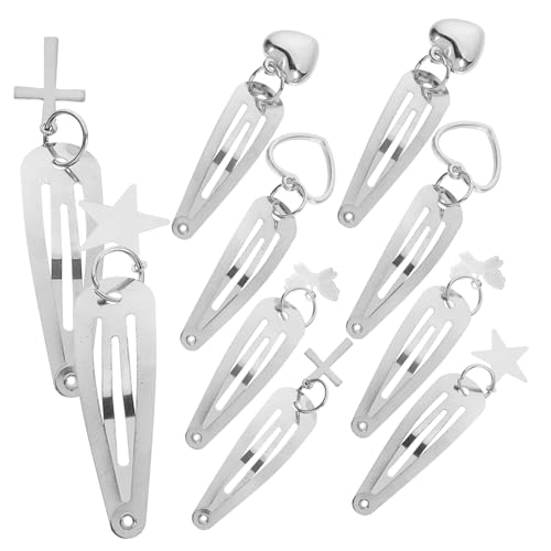 VALICLUD 10stücke Teiliges Haarklammern Mit Anhänger Elegante Metall-haarspangen Für Frauen Und Mädchen Für Hochzeiten Partys Und Alltag von VALICLUD