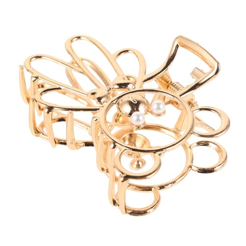 VALICLUD Roségoldene Haarspange Bärenklauenklammer Für Frauen Kreative Metallklammer Haarklammern Haare Kopfschmuck Für Bankett Und Alltag von VALICLUD