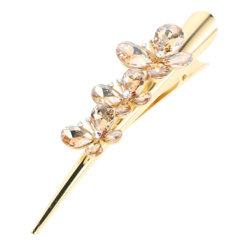 VALICLUD Metall-alligator-haarspange Mit Funkelndem Glitzer-schmetterlingsclip Kleine Haarspange Haarnadel-accessoire Für Frauen Und Mädchen Kopfbedeckung Haar-styling-tool von VALICLUD