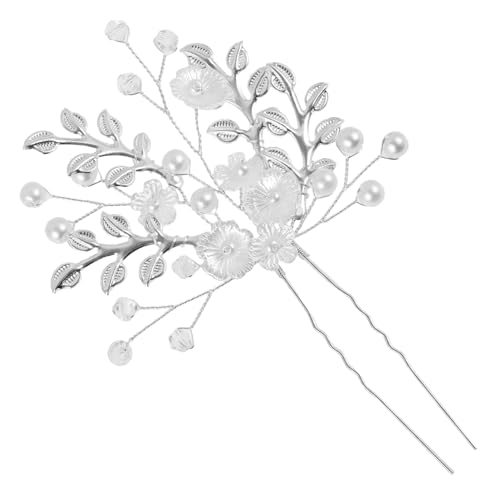 VALICLUD Haarnadeln Für Hochzeiten Mit Blumenmotiv Haargabeln Für Brautjungfern Haarschmuck Für Frauen Zur Abschlussballfeier Robuste Blumenhaarspangen von VALICLUD