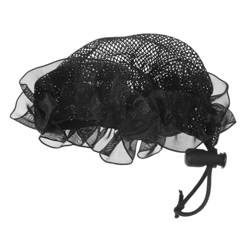 VALICLUD Haarnetz-Kopfbedeckung Zubehör Netze flechten Teenager Brötchenformer für langes Haar Ballett Haarschmuck für Mädchen Ballettbrötchenhersteller Brötchen Haarnetz Stoff Schwarz von VALICLUD